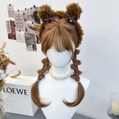 Alice Garden - Kawaii Handmade Braided Wig wig Alice Garden Brown