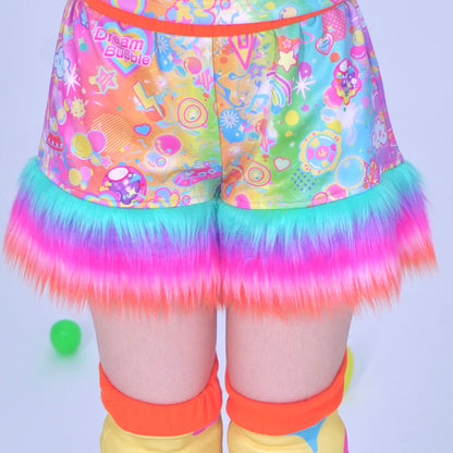 Dream Bubble Decora Set | Harajuku Rainbow Cat Padded Power Set set Dream Bubble Shorts only