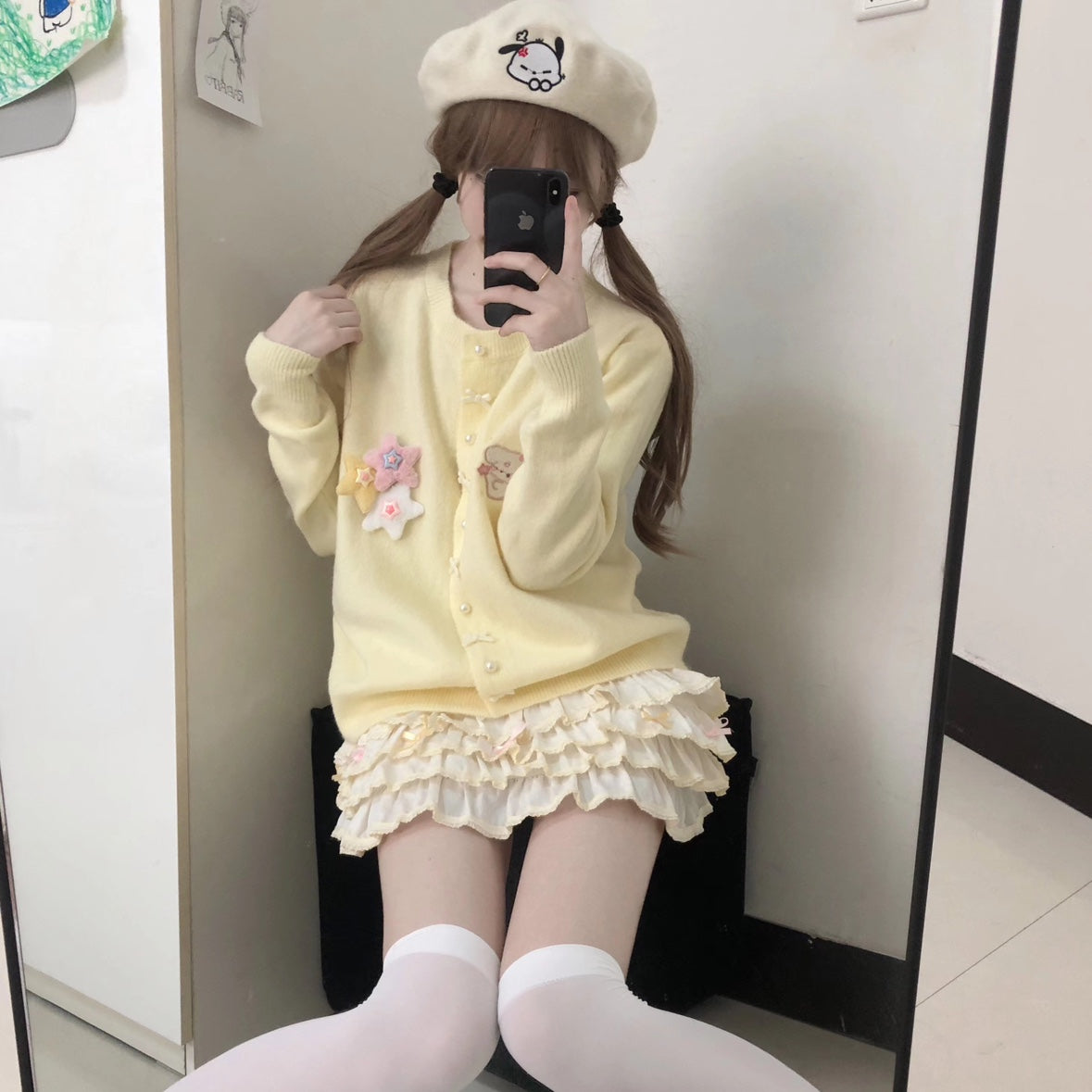 Blurred Bear - Kawaii Lace Puff Skirt skirt Blurred Bear