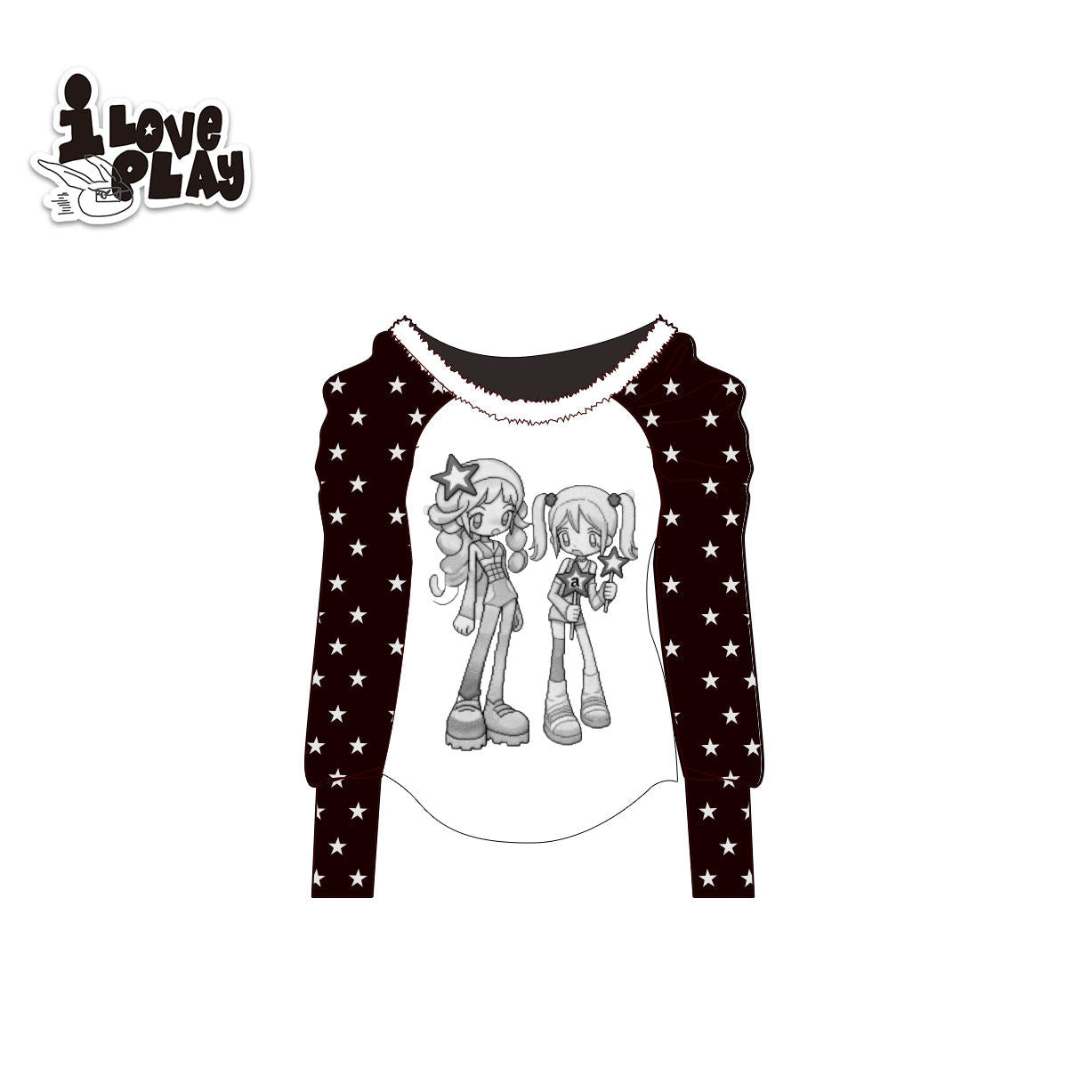 loveplay – Off-Shoulder Puff Sleeve Top shirt loveplay Black S