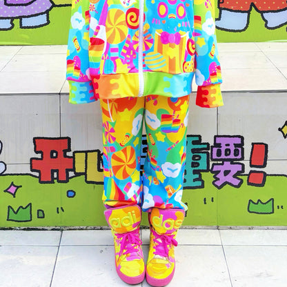 Rainbow Universe RUX - Decora Star Ear Hoodie Set set Rainbow Universe RUX Pants S