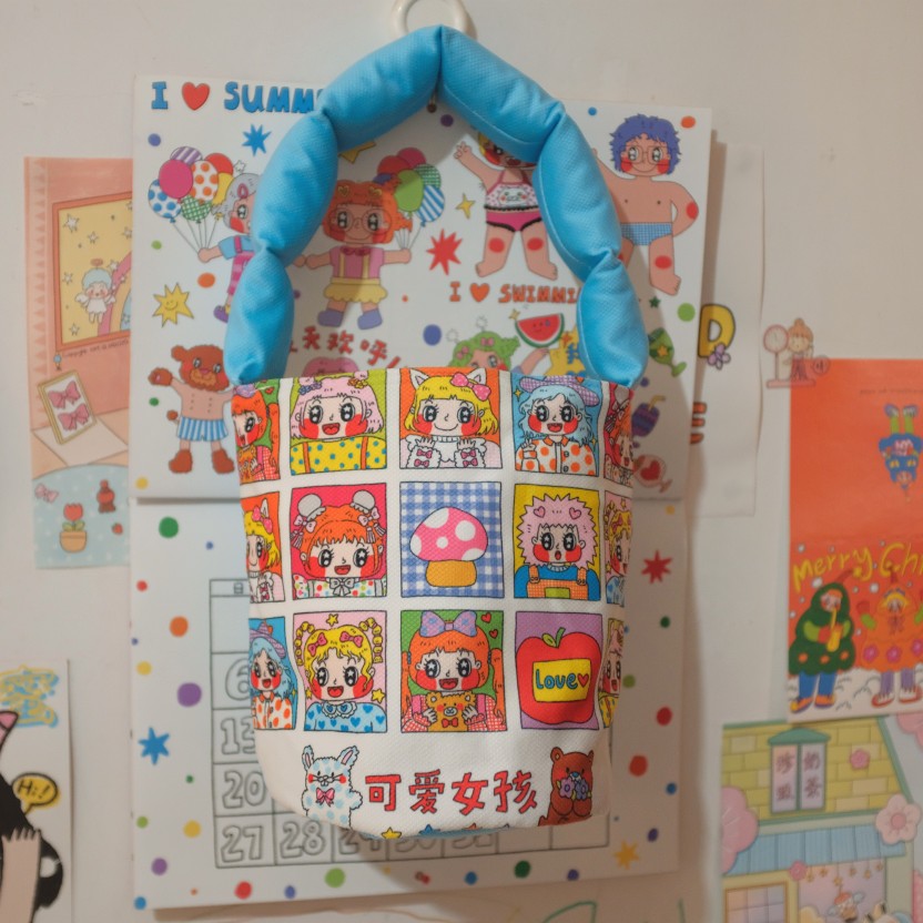 MOOYO Plush Bucket Bag | Cute Cartoon Decora Kei Tote bag MOOYO Cute Girl