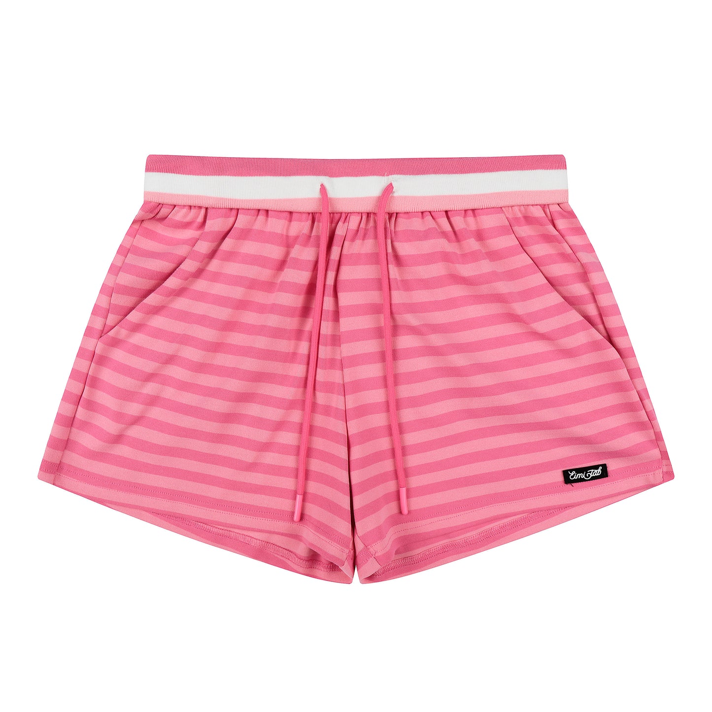 Languid Park - Star Stripe Drawstring Shorts shorts Languid Park Pink S