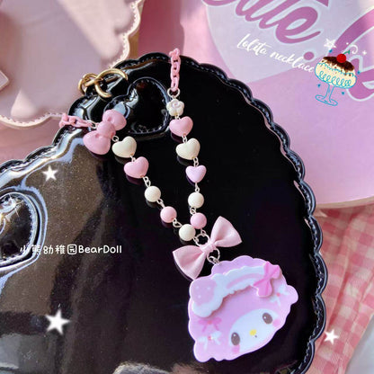 Bear Doll - My Melody Beaded Necklace necklace Bear Doll Style 2