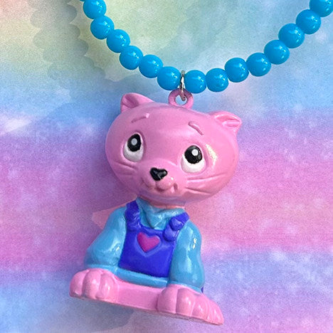 Nihonkids - Retro Cat Pendant Necklace necklace NIHON KIDS Cat Pendant Necklace