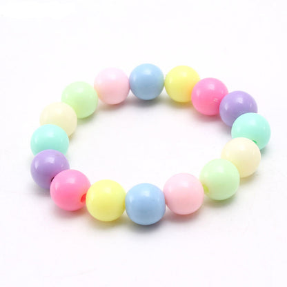 SamKIKl - Kawaii Decora Jelly Beaded Bracelet in Macaron Pastel 10mm Beads bracelet SamKIKl 3