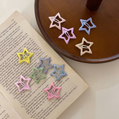 Candy Colorful BB Clips | Decora Kei Hair Accessories hair clip candy Star 10pcs