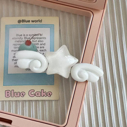 Jelly Star Angel Wing Hair Clips hair clip really cute