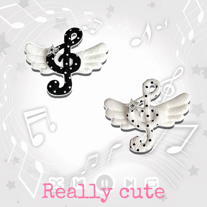 Angel Wing Polka Star Hair Clip Set hair clip really cute