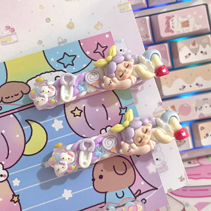 Sweet Star - Cute Cream Clip Set 10pcs