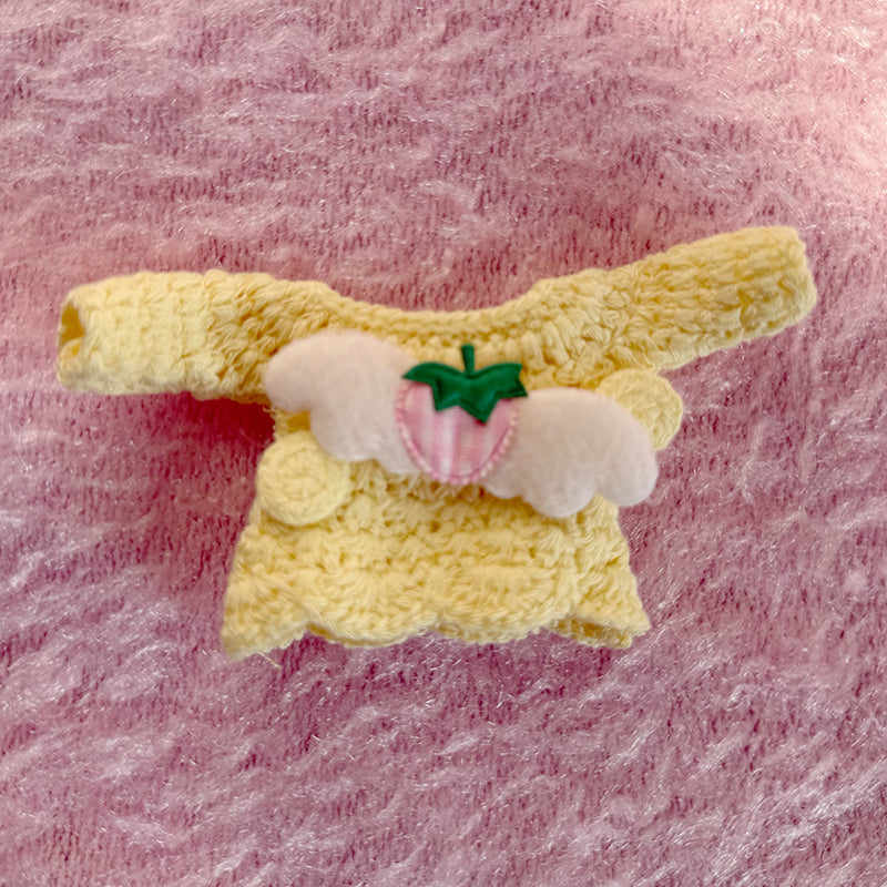 frufru - Kawaii Strawberry Knit Hair Clip hair clip frufru Yellow