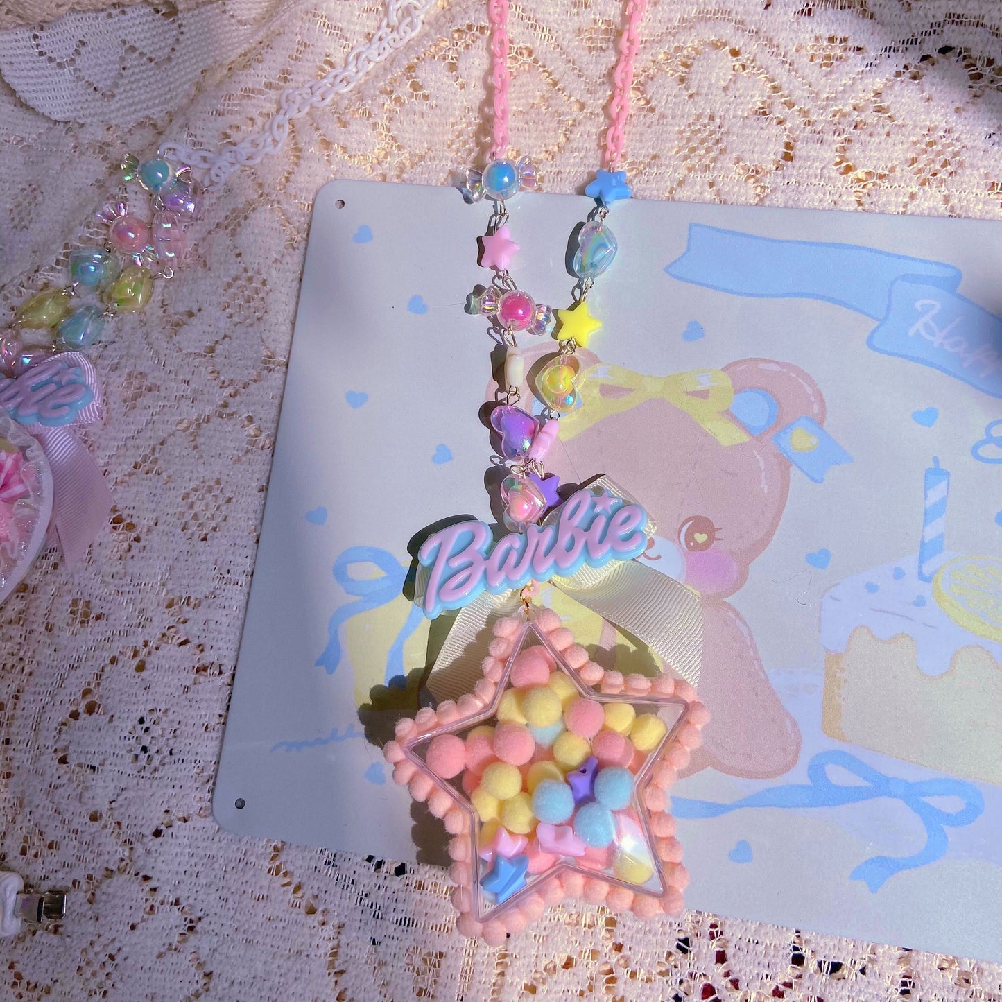 Bear Doll Kawaii Necklace | Sweet Pendant Necklace necklace Bear Doll 3
