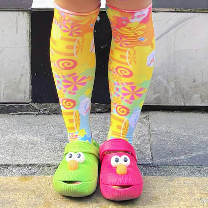 Rainbow Universe RUX - Decora Rainbow Zip Sweatshirt Skirt Set set Rainbow Universe RUX Socks Only S
