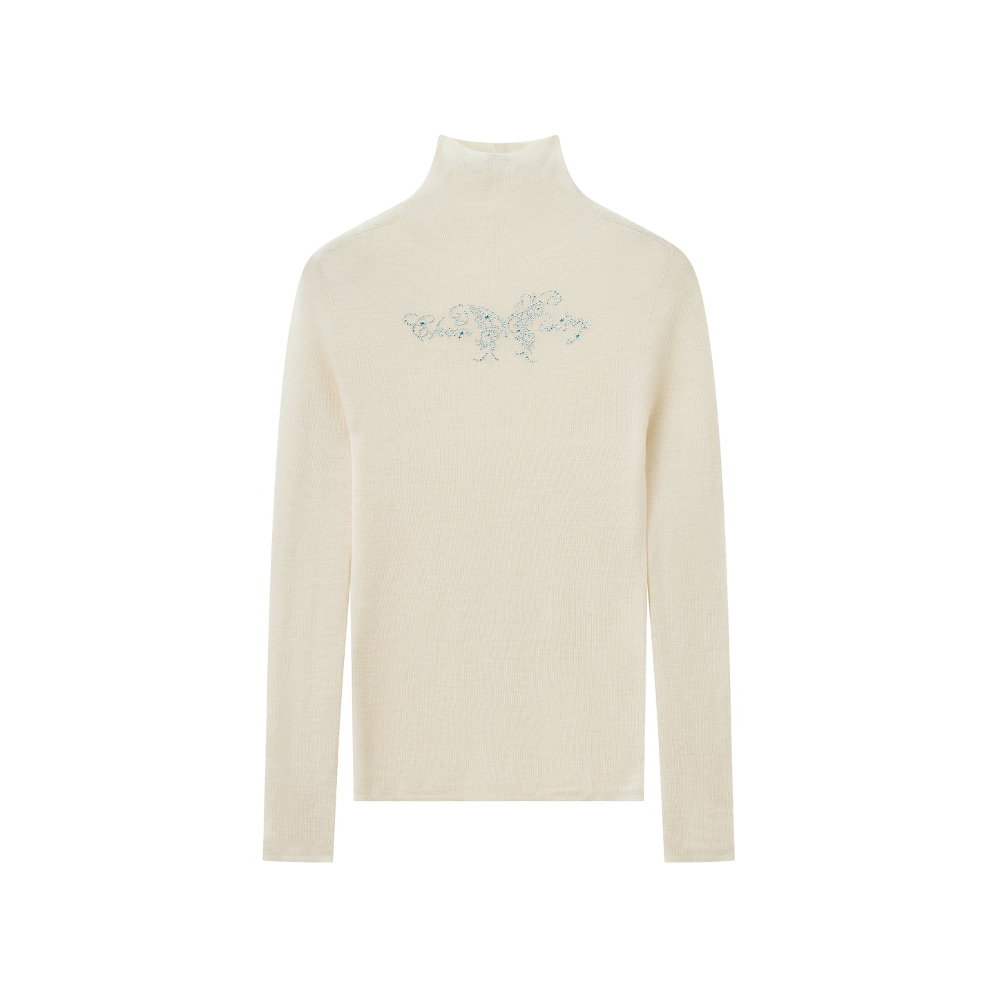 Chemical Girl - Merino Wool Slim Fit Turtleneck Sweater shirt chemical girl Beige S
