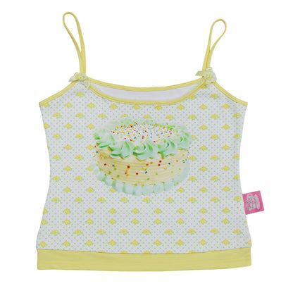 frufru - Rose Girl Floral Cami Top camisole frufru Yellow S