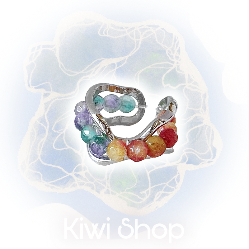 Kiwi Store - Y2K Beaded Ring ring kiwi store Berry Ring - 1pc
