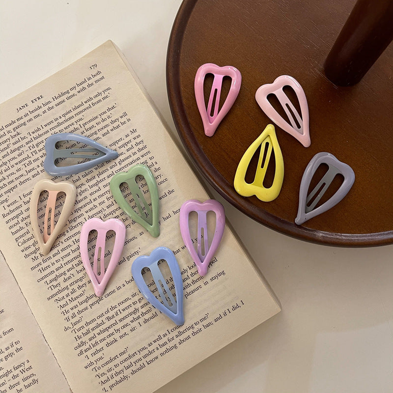 Candy Colorful BB Clips | Decora Kei Hair Accessories hair clip candy Heart 10pcs