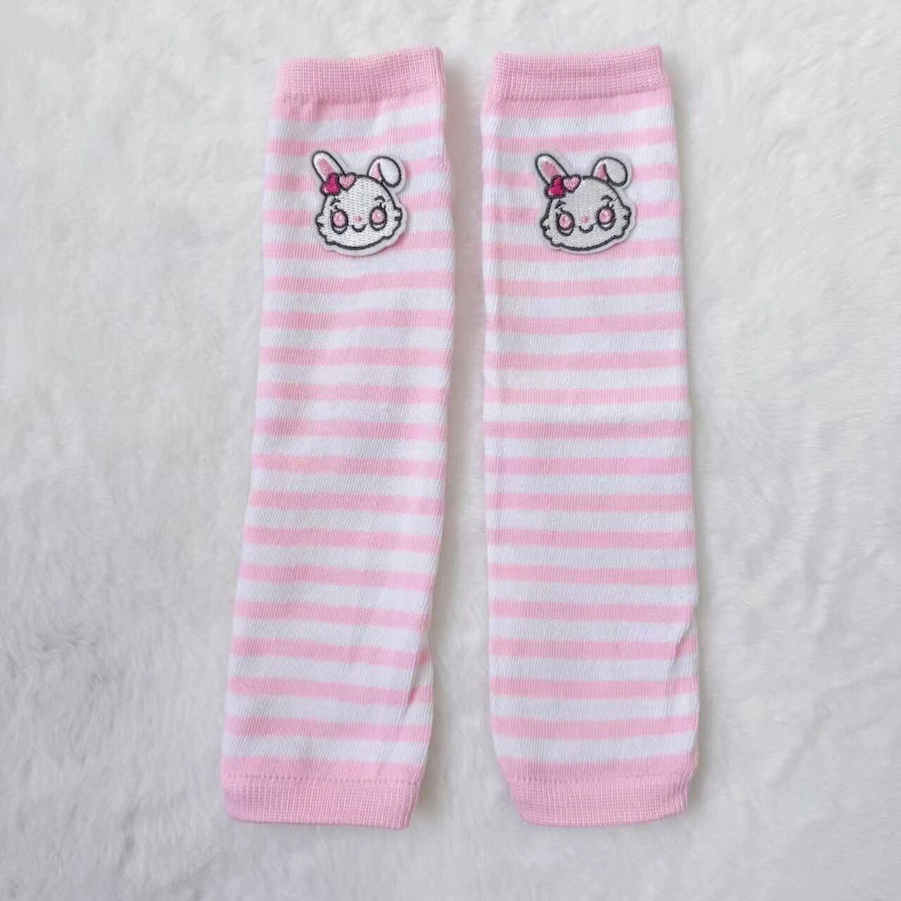 Subculture Bunny Fingerless Sun Sleeves sleeves really cute White Bunny