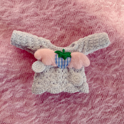 frufru - Kawaii Strawberry Knit Hair Clip hair clip frufru Blue