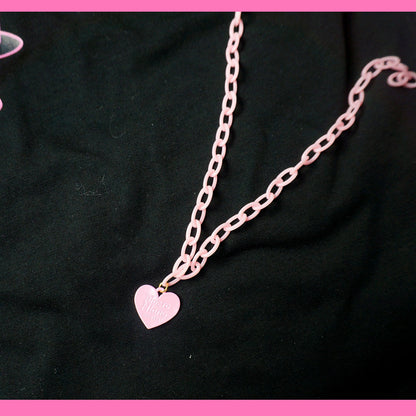 maojiang - Kawaii Heart Necklace Y2K Harajuku Simple Pendant necklace maojiang