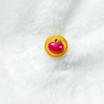 Sweet Dessert Adjustable Ring ring really cute Apple Pie Ring - 1pc