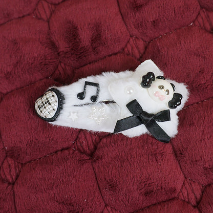Maojiang Decora Kei Plush Star Clip hair clip maojiang White Star Clip - 1pc