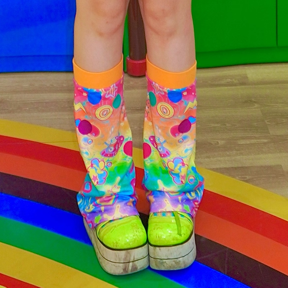 Dream Bubble - Decora Rainbow Sailor Sweat Set set Dream Bubble Leg Warmers Only