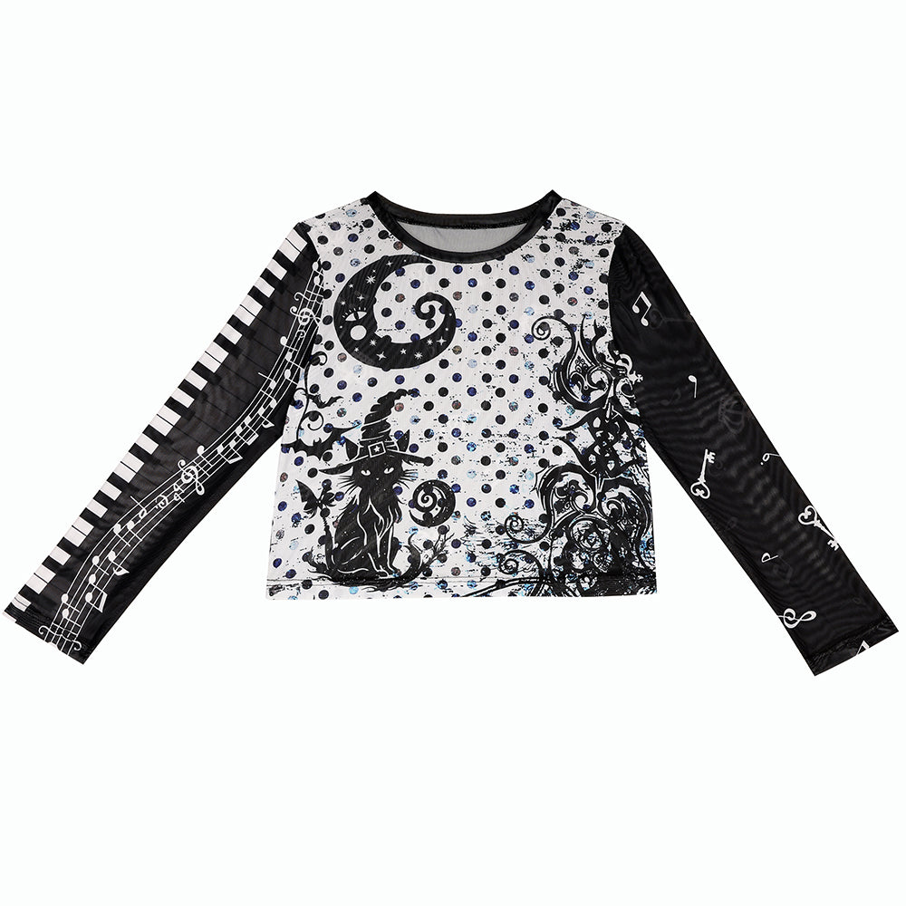 NIHON KIDS - Decora Kei Long Sleeve Top Colorful Cute