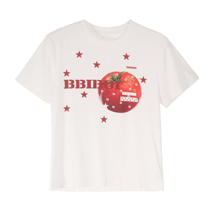Languid Park - Star Fruit Round Neck Tee tshirt Languid Park White S