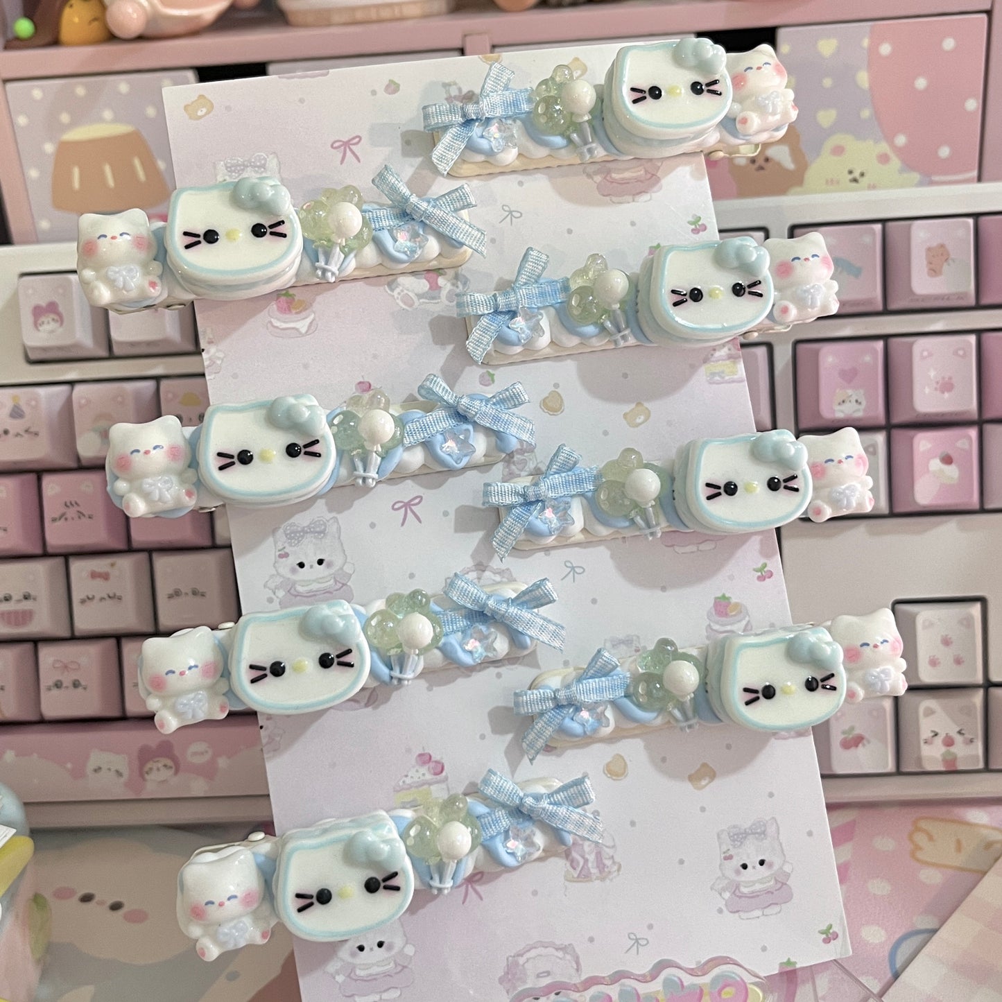 Sweet Star - Cute Cream Clip Set 10pcs