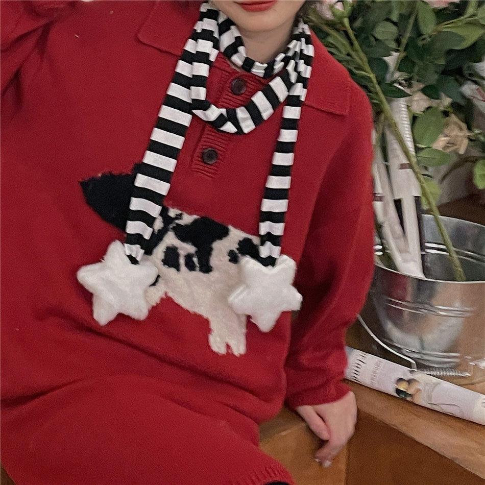 LET ME SEE - Harajuku Punk Striped Skinny Scarf scarf let me see Black Thin Stripes