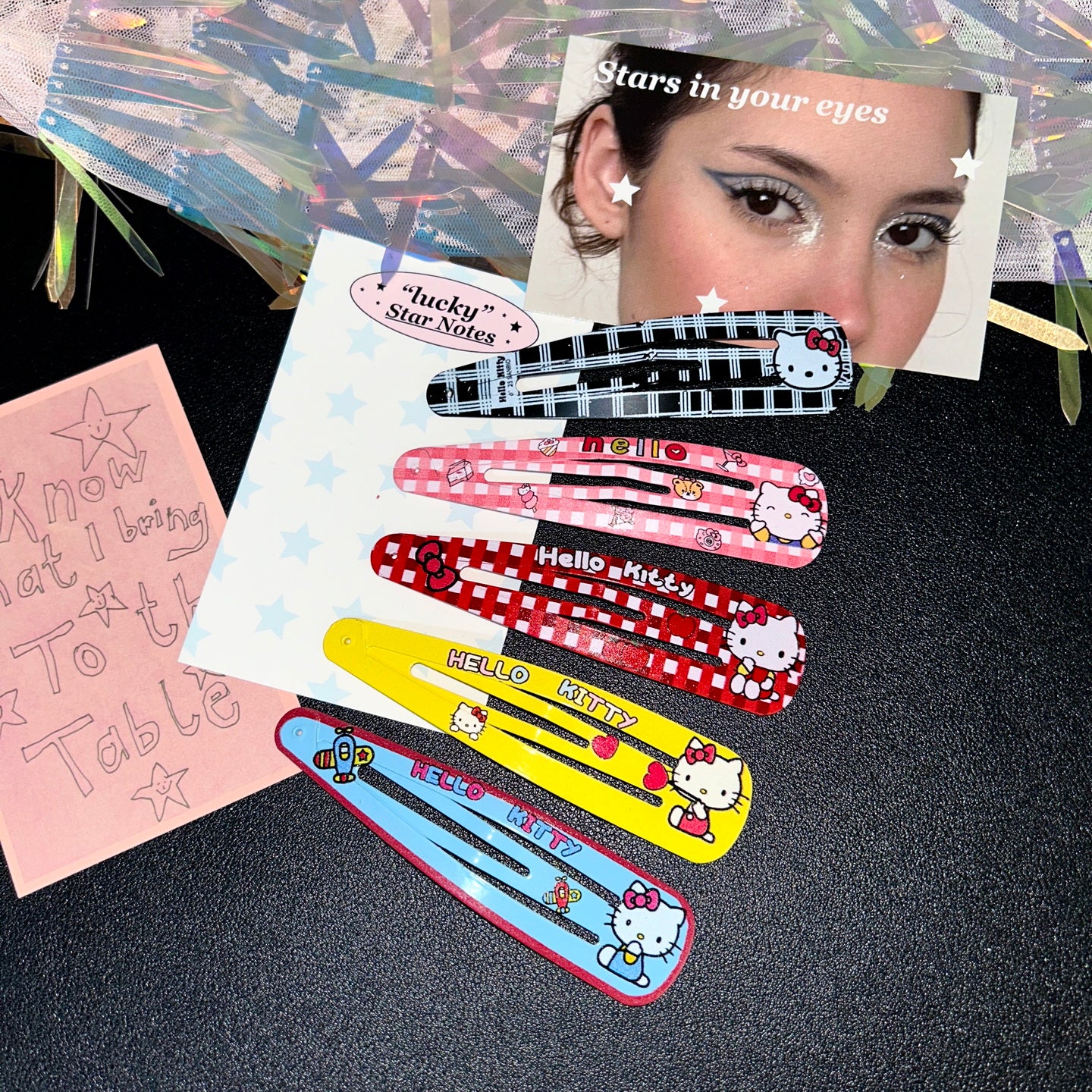 strangelab - Y2K Cute Kitty Cat Hair Clip Bang Side Barrette hair clip strangelab All In - 5pcs