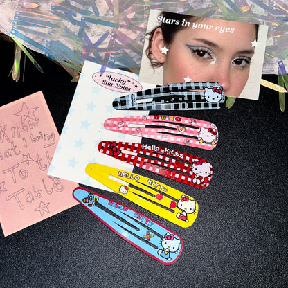 strangelab - Y2K Cute Kitty Cat Hair Clip Bang Side Barrette hair clip strangelab All In - 5pcs