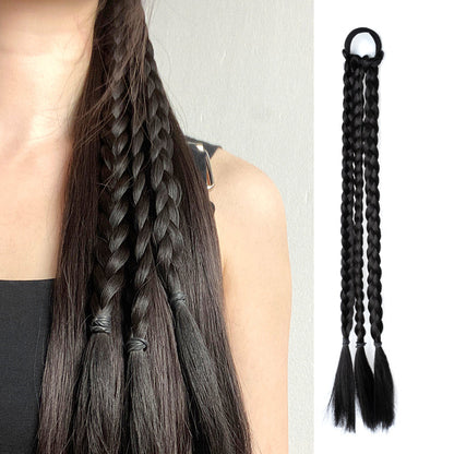 Y2K Boxer Braids Wig – Pre-Braided Ponytail wig Alice Garden