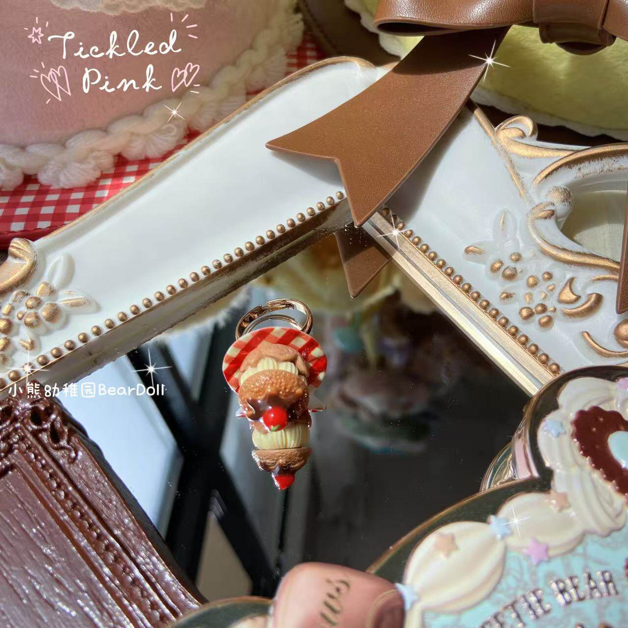 Bear Doll - Cake Dessert Ring ring Bear Doll Hazelnut and Chestnut Cake