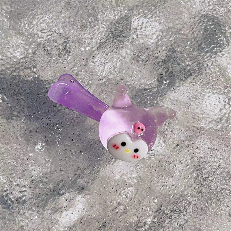 Transparent Sanrio Kawaii Character Hair Clips hair clip candy