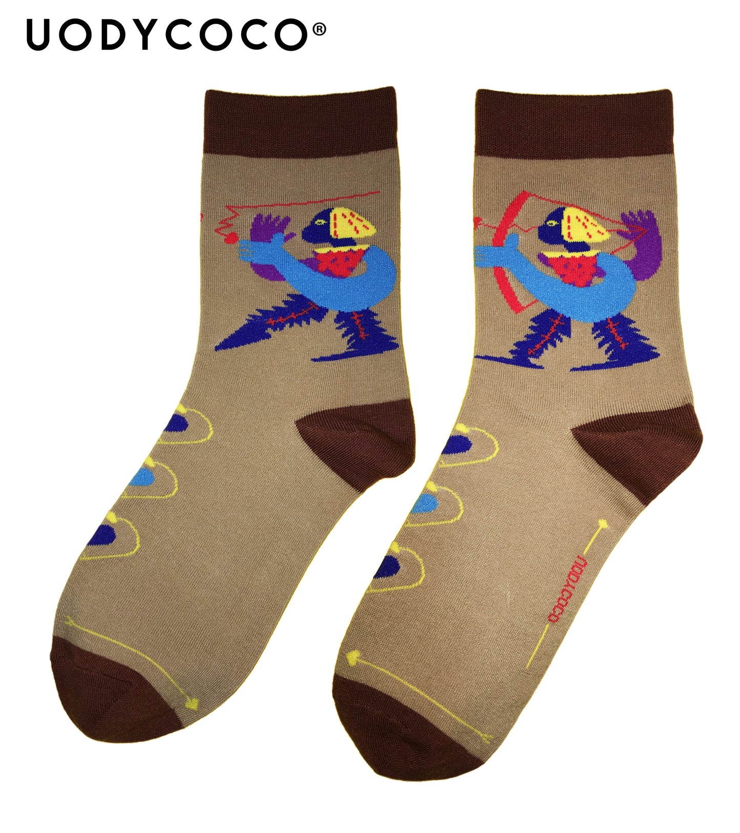 uodycoco – Zodiac Cartoon Socks socks uodycoco Sagittarius