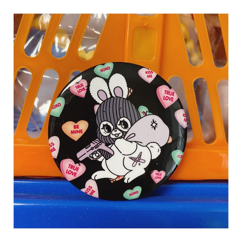 BBG 90s Badge - Vintage Print badge bunnybunnygun Bunny Thief - Big Size
