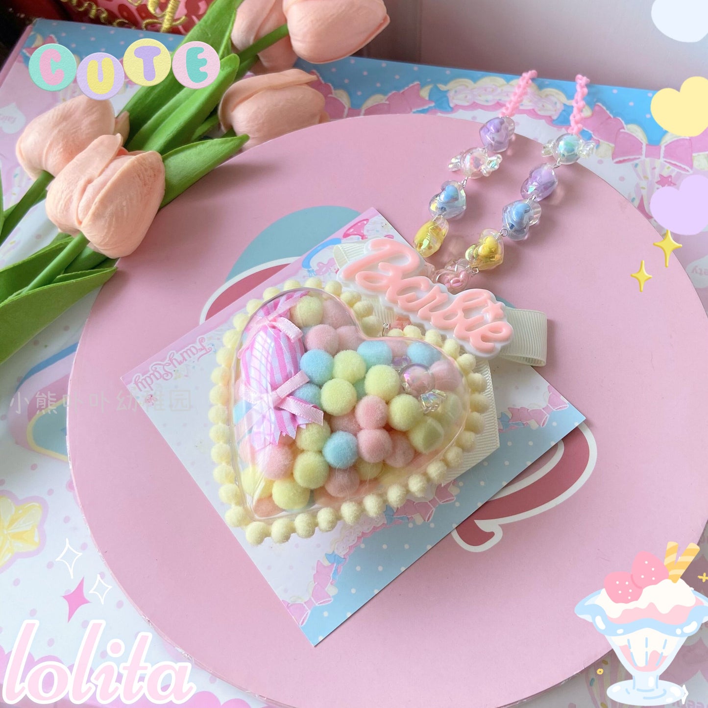 Bear Doll Kawaii Necklace | Sweet Pendant Necklace necklace Bear Doll 13