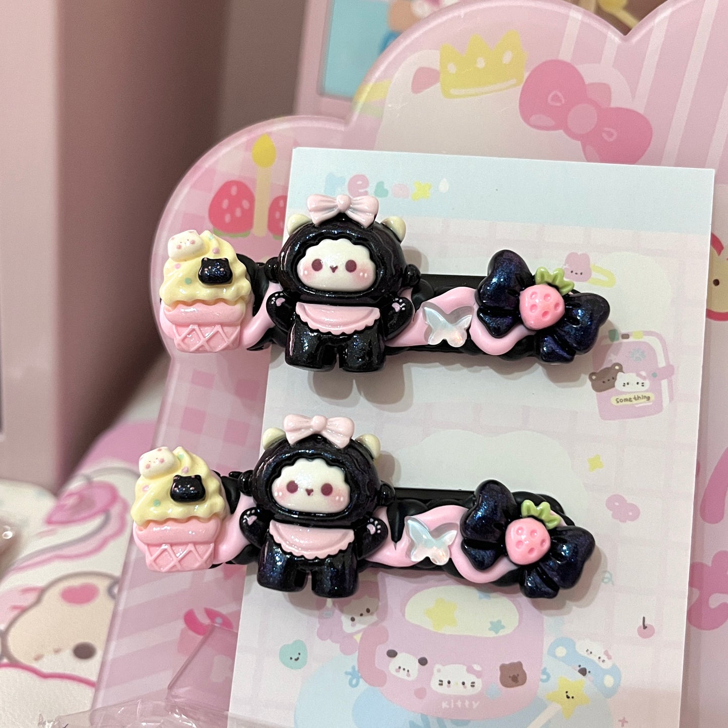 Sweet Star - Cute Cream Clip Set 10pcs hair clip sweet star