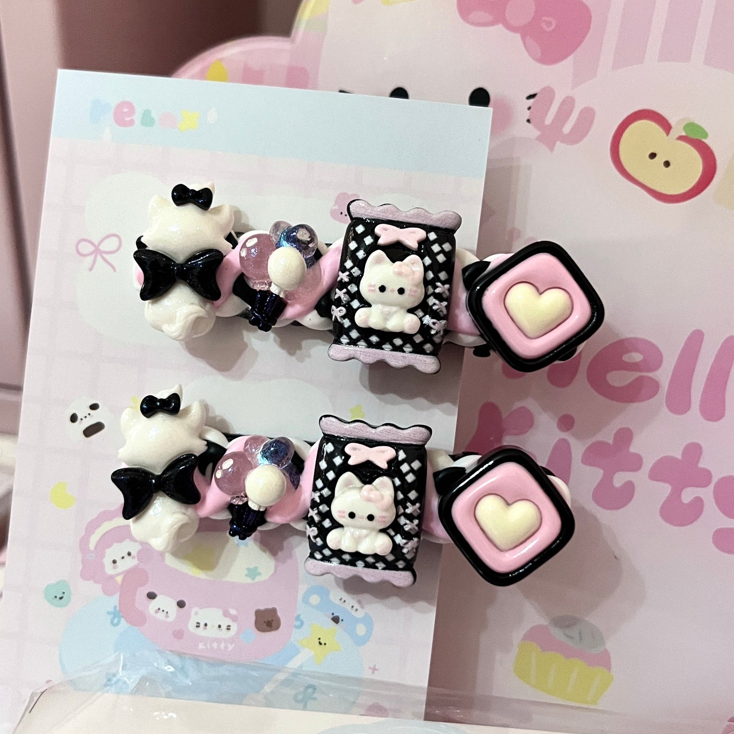 Sweet Star - Cute Cream Clip Set 10pcs hair clip sweet star
