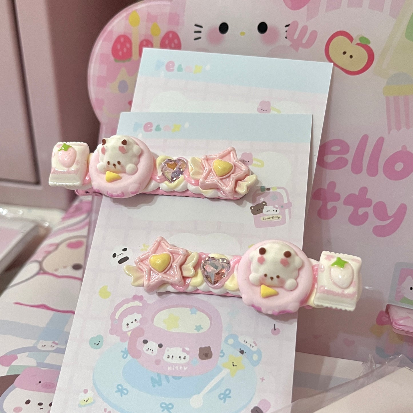 Sweet Star - Cute Cream Clip Set 10pcs