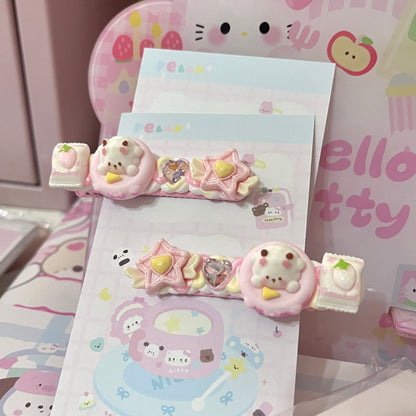 Sweet Star - Cute Cream Clip Set 10pcs