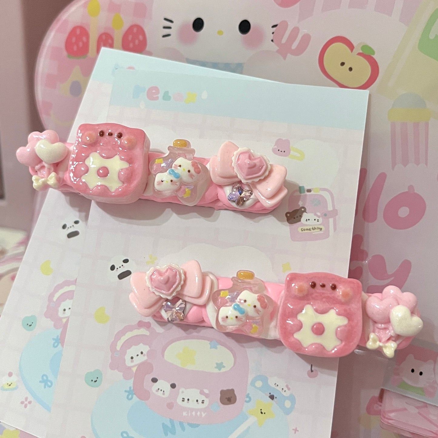 Sweet Star - Cute Cream Clip Set 10pcs