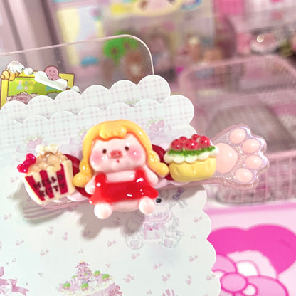 Sweet Star - Cute Cream Clip Set 10pcs hair clip sweet star