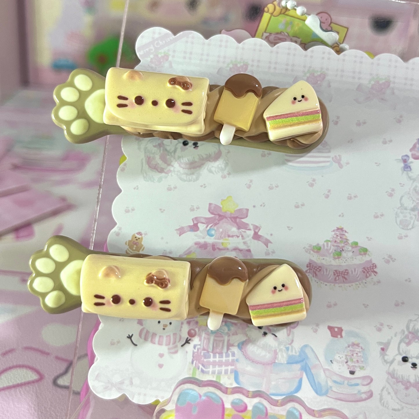 Sweet Star - Cute Cream Clip Set 10pcs