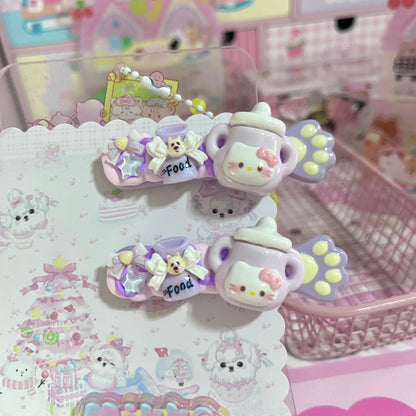 Sweet Star - Cute Cream Clip Set 10pcs