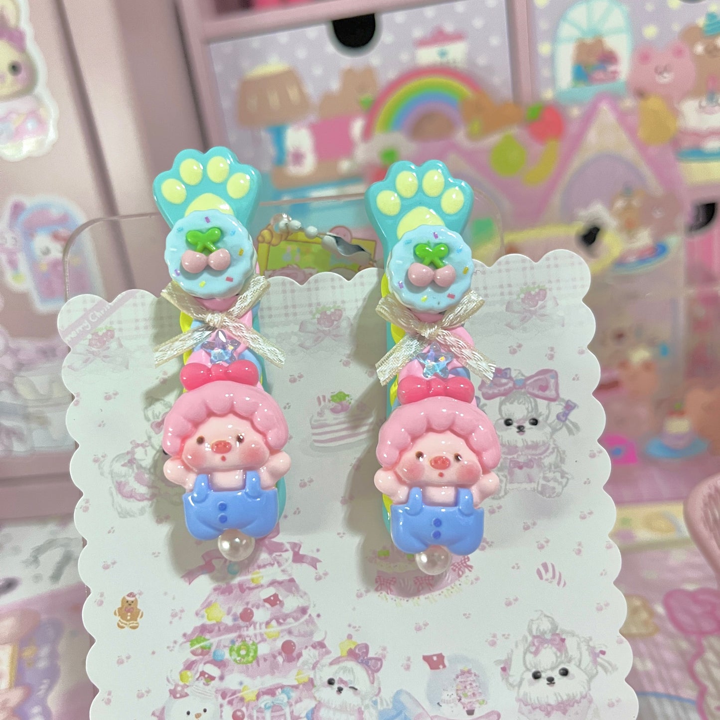 Sweet Star - Cute Cream Clip Set 10pcs