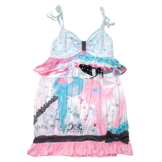 YJM with biubiu - Strawberry Blueberry Ruffle Dress dress YJM with biubiu S