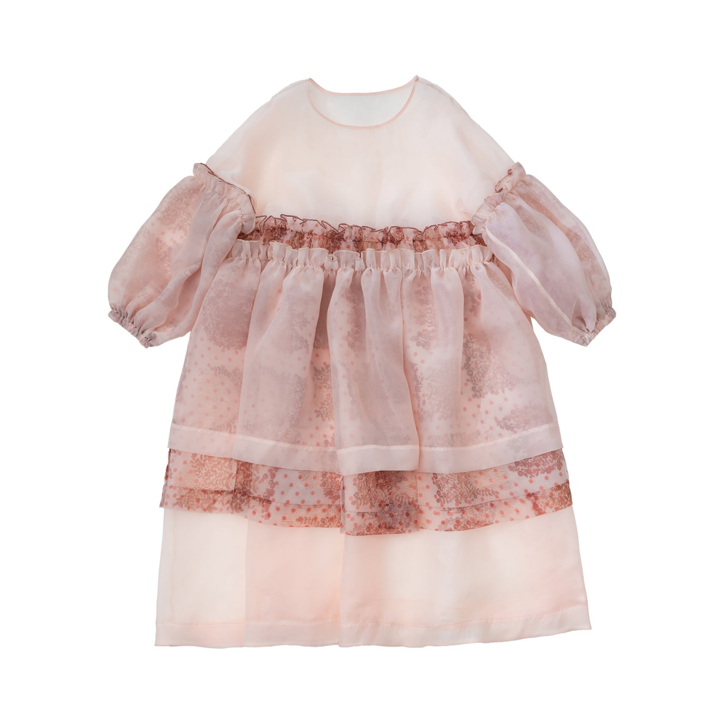 DADANAKO - Printed Organza Sheer Overlay Top | Kawaii Harajuku Layering Outerwear